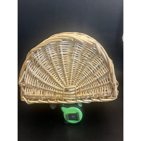 Bicycle Front Basket | Wicker Bike Storage| Straps | Hang | 10x13 | VTG Style - Picture 9 of 9